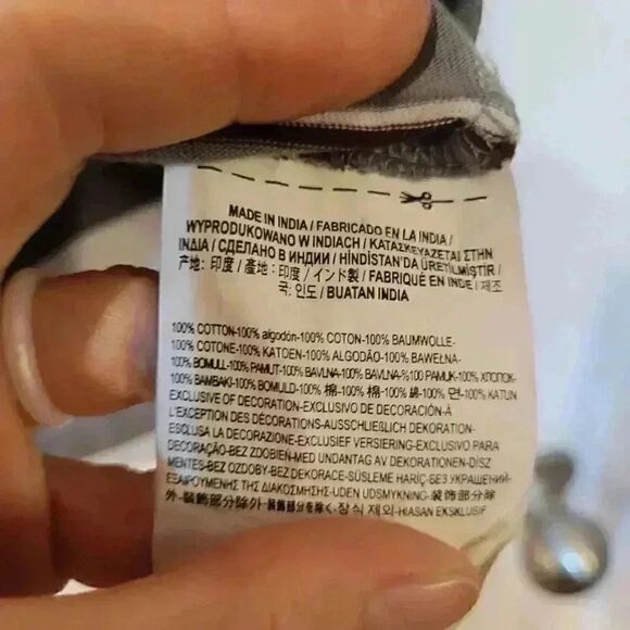 Vans Men's Gray/White/Purple & Brown Color Striped Cotton T-Shirt - Picture 11 of 11